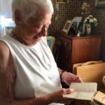 Beata cook reads her grandmother's journal.