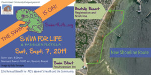 Map of new Swim for Life course