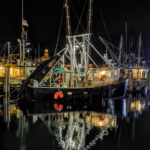 Provincetown Harbor at Night