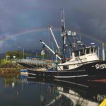 Kai Malicoat's boat in Sitka harbor.