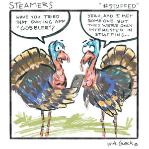 Steamers, Turkeys Cartoon