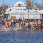 Swimmers take the Polar Bear Plunge