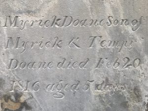 Myrick Doane headstone