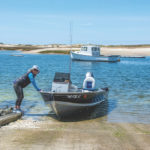 Boat launch day at Pamet Harbor