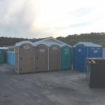 Port-a-potties at Newcomb Hollow Beach