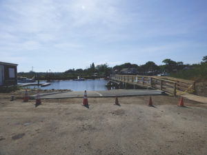 Boat ramp at Rock Harbor