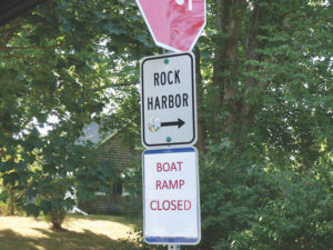 Signs to Rock Harbor