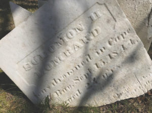 Gravestone for Capt. Solomon Lombard