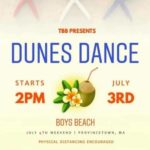 Dunes Dance party poster