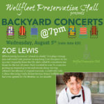 Zoë Lewis Live - Wellfleet Preservation Hall Backyard Concert Series