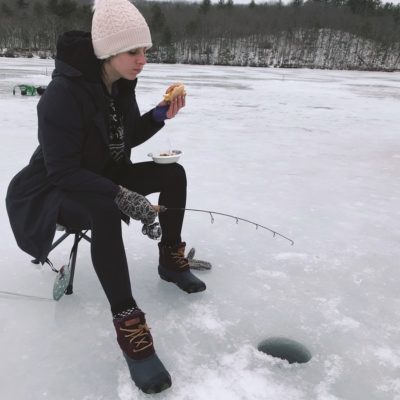 Sunday on the Pond, With Pickerel
