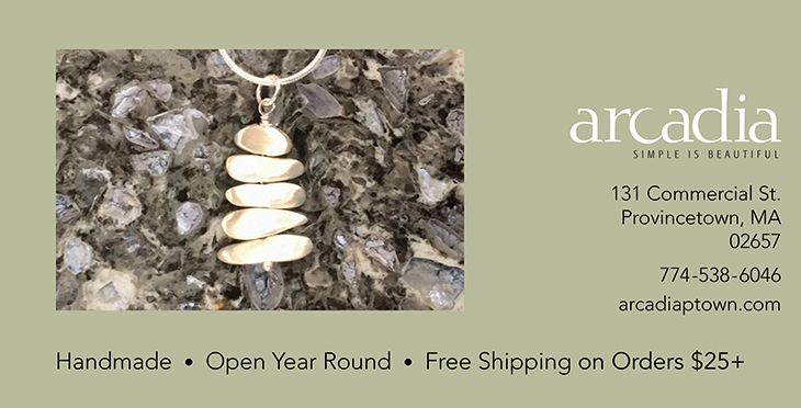 Arcadia in Provincetown has free shipping on purchases over $25.