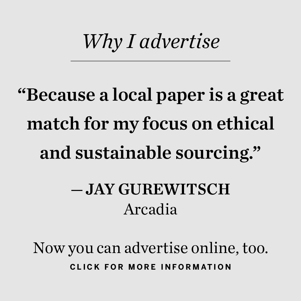 Jay Gurewitsch of Arcadia advertises in the Indie. Here's why...