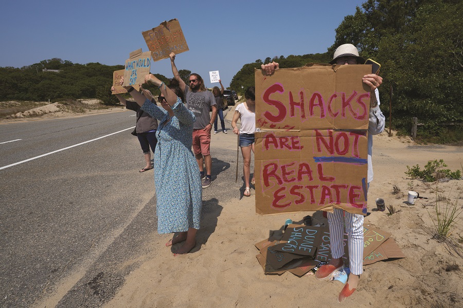 Amid Protests, Dune Shacks Eyed by Bidders