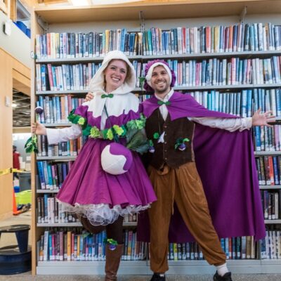 A Mage and a Bard Turn Up at a Library