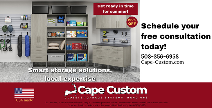 Cape Custom does closets.