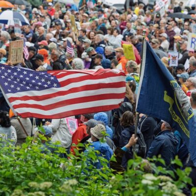 Views From ‘No Kings’ Protests in Eastham, Provincetown, and Boston