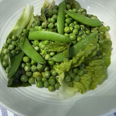 Lettuce and Peas for Lunch