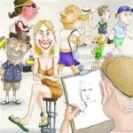 Caricaturist at Work