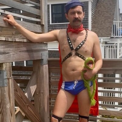 Super Grover in Leather