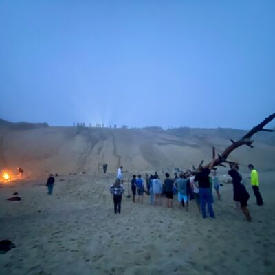 Raising the Kahuna Pole in Wellfleet