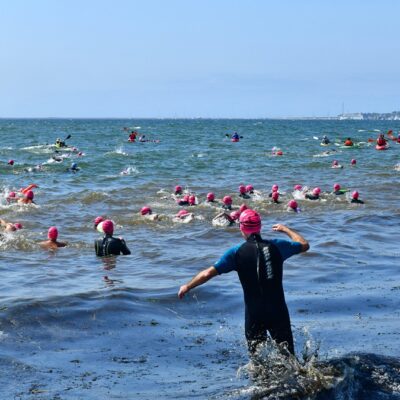 Choppy Waves Rule the Day at Swim for Life